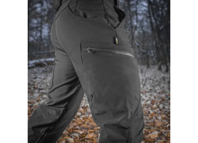 Штани M-Tac Soft Shell Winter Black Фото 4